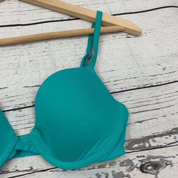 PINK Victoria’s Secret Wear Everyday Demi teal - Picture 3 of 10
